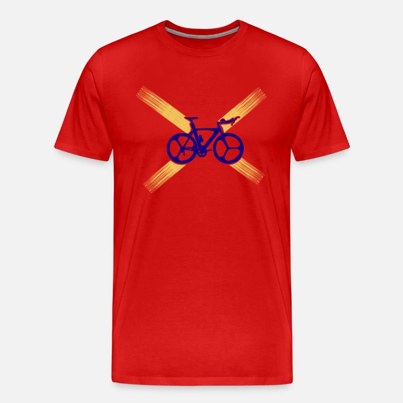 Crypto Bitcoin Trading - Männer Premium Bio T-Shirt - Rot