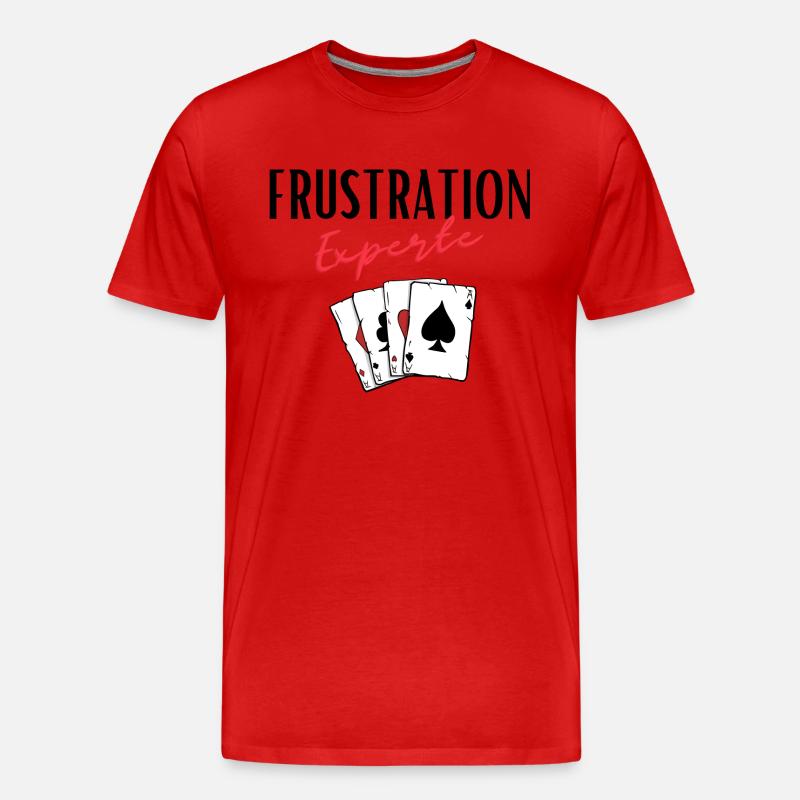 Frustration Experte - Männer Premium Bio T-Shirt - undefined