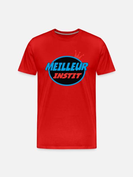 BESTER LEHRER - Männer Premium Bio T-Shirt - Rot