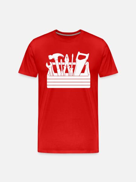 toolbox - Men's Premium Organic T-Shirt - red