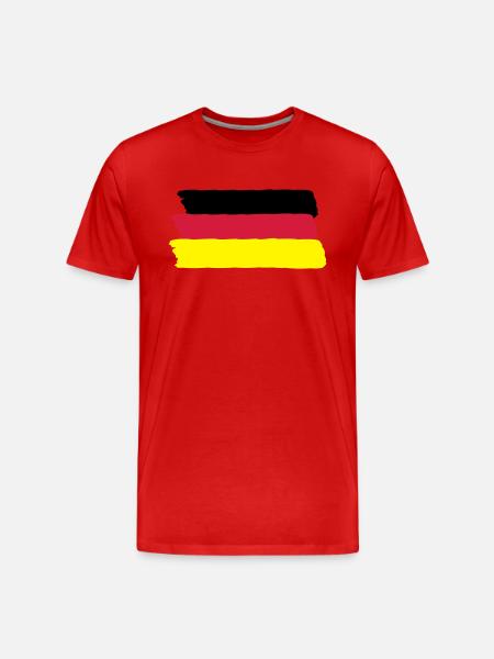 Germany - Men's Premium Organic T-Shirt - red