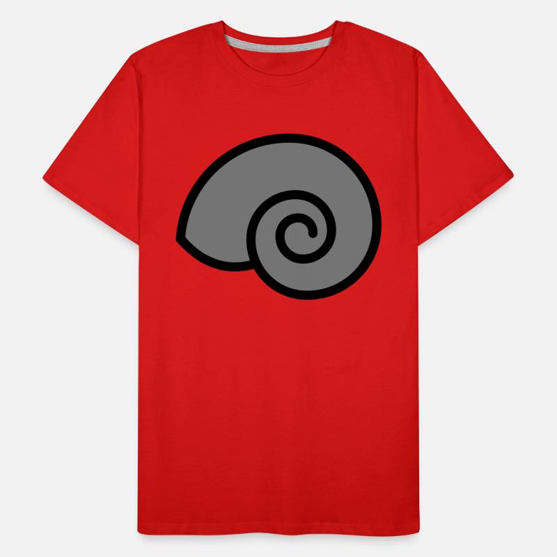 escargot T-shirt bio Premium Homme