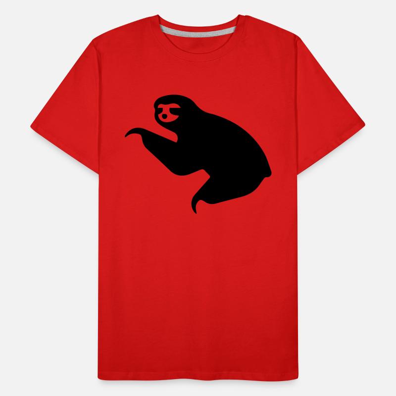 Sloth Icon Männer Premium Bio T-Shirt