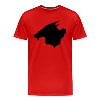 malle - Männer Premium Bio T-Shirt - Rot - Vorne - Damien (186cm)