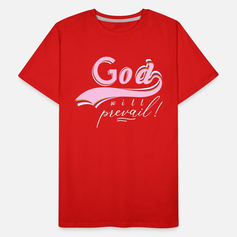 Gott wird siegen Männer Premium Bio T-Shirt