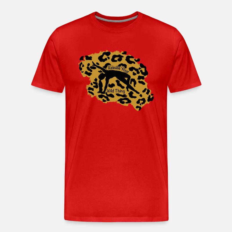 Release your Wild Thing - Männer Premium Bio T-Shirt - Rot