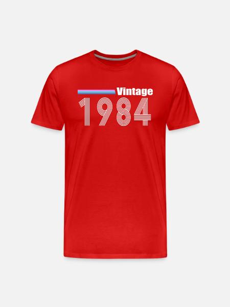 1984 - Men's Premium Organic T-Shirt - red