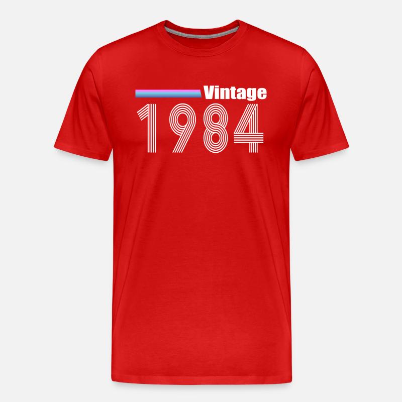 1984 - Männer Premium Bio T-Shirt - Rot