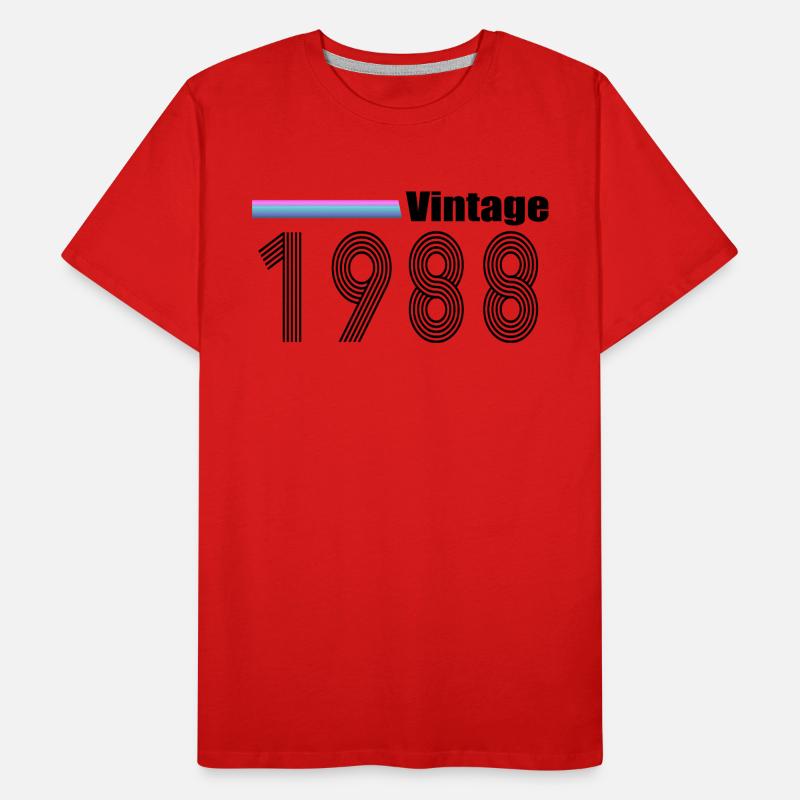 1988 T-shirt bio Premium Homme