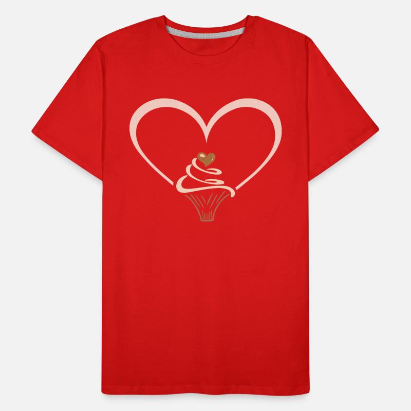 Cupcake Love Men's Premium Organic T-Shirt