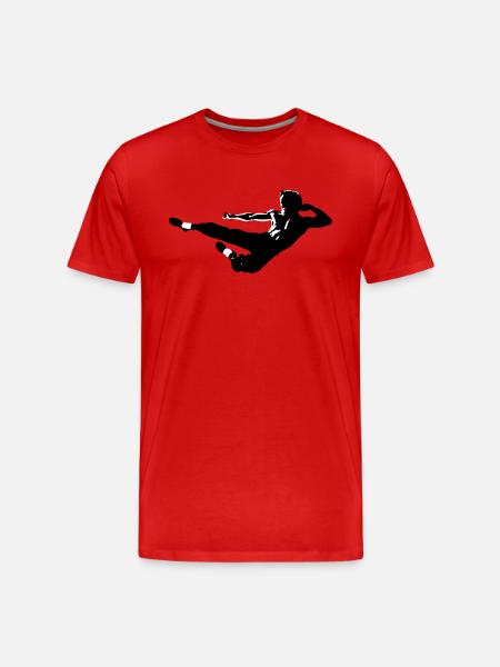 bruce lee - Men's Premium Organic T-Shirt - red
