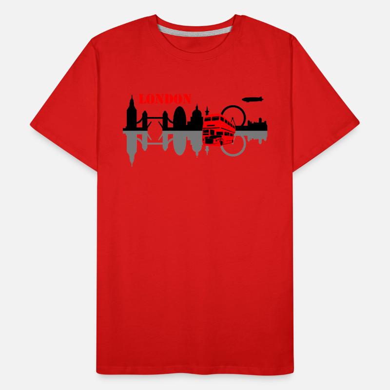 londres horizon T-shirt bio Premium Homme