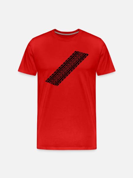 reifenspur__f1 - Men's Premium Organic T-Shirt - red