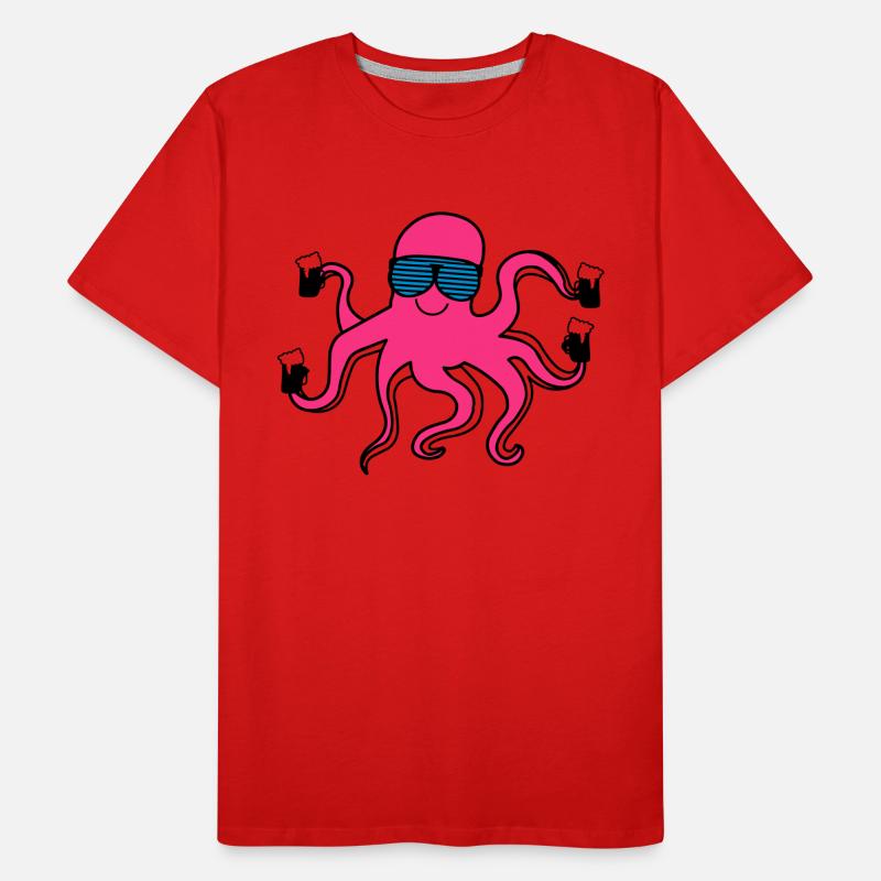 krake_mit_bier T-shirt bio Premium Homme