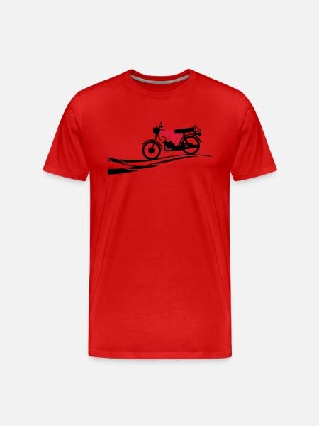 Fahrzeug - Simson S51 - Männer Premium Bio T-Shirt - Rot