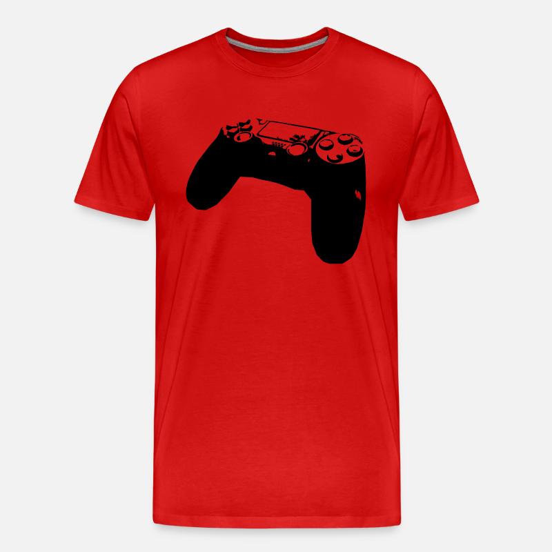 controller - Men's Premium Organic T-Shirt - red