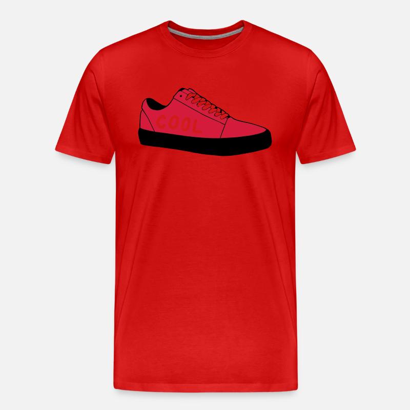 sneaker__cool - Männer Premium Bio T-Shirt - Rot