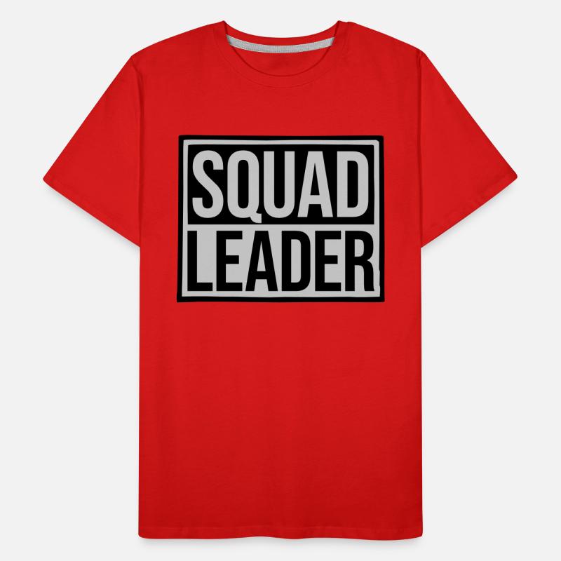 Conception du leader de l’escouade Shield T-shirt bio Premium Homme