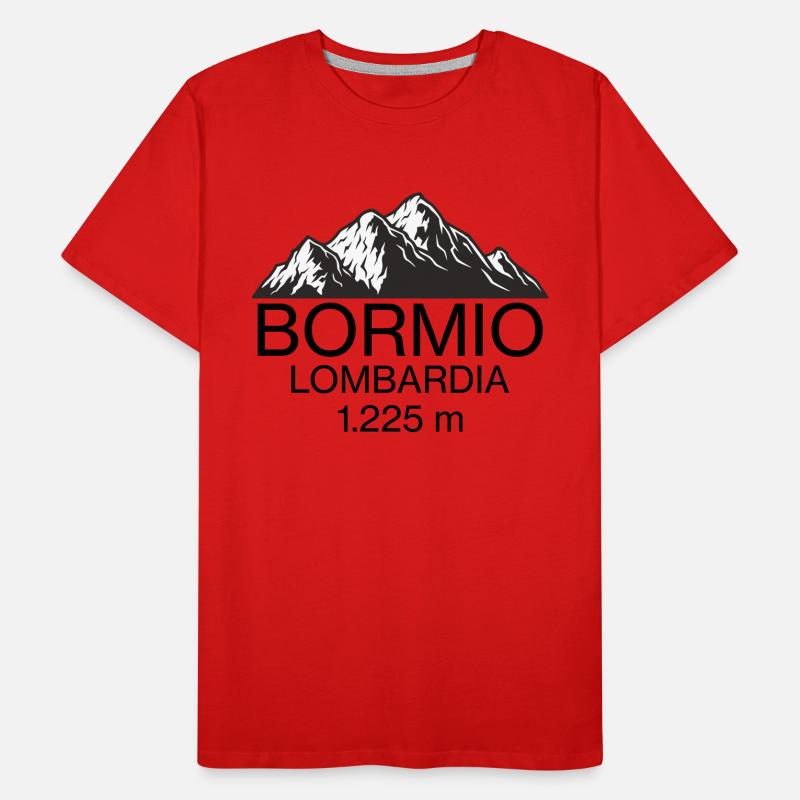 bormio logo Men's Premium Organic T-Shirt