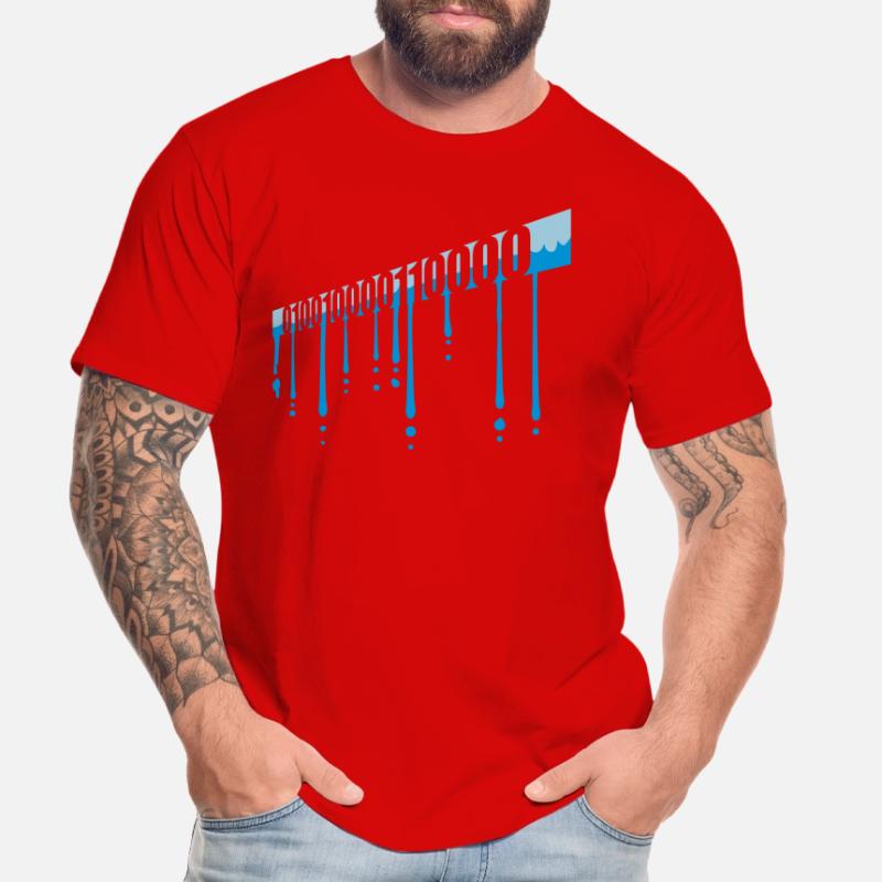 Binär Code Programm Sprache Männer Premium Bio T-Shirt