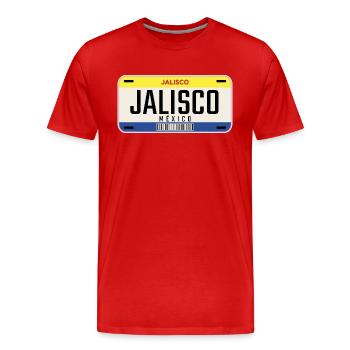 Mexiko-Stadt Unterricht Jalisco - Männer Premium Bio T-Shirt - Rot - Vorne - Damien (186cm)