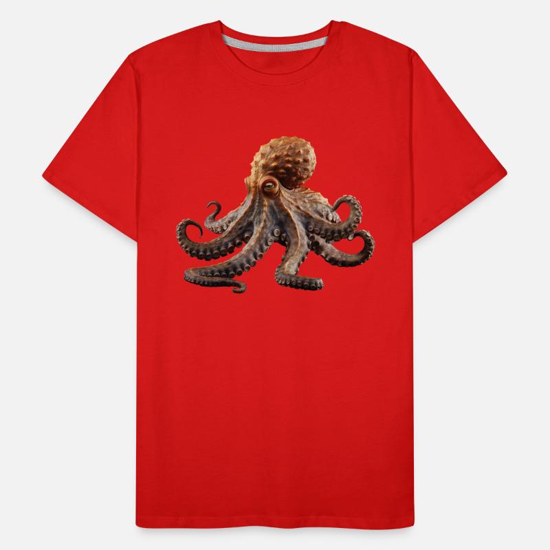 Les pieuvres peuvent changer de couleur et de texture T-shirt bio Premium Homme