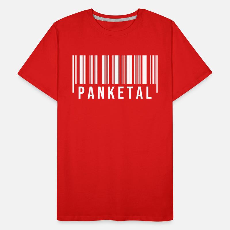 Panketal Strichcode Männer Premium Bio T-Shirt