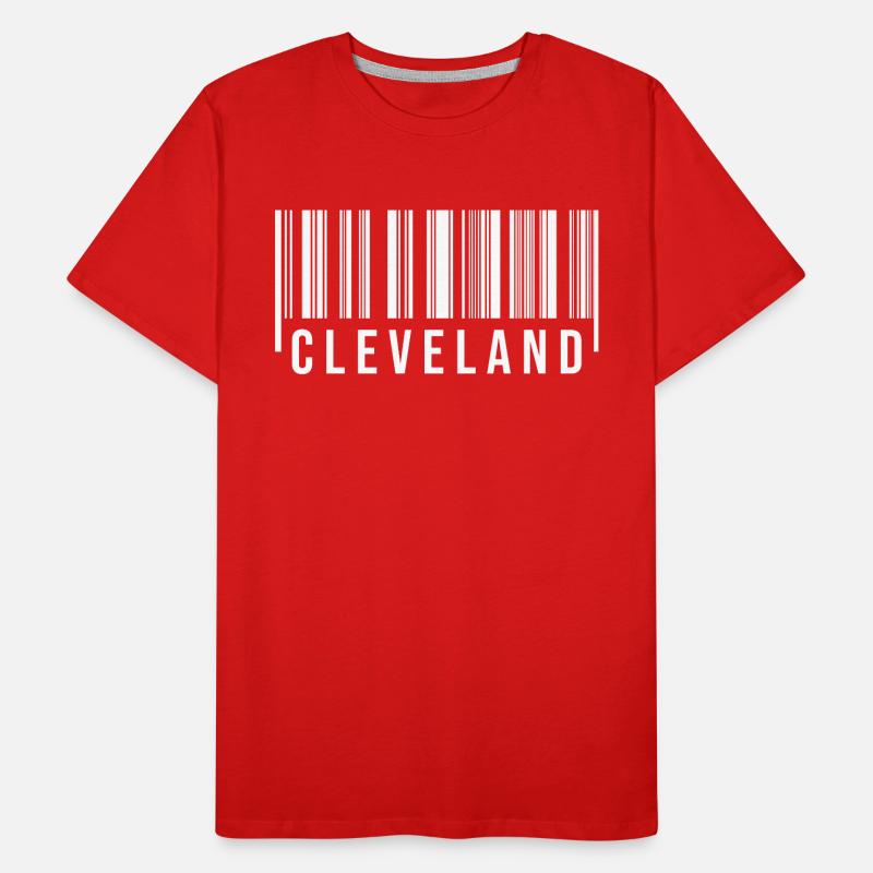 Code-barres de Cleveland T-shirt bio Premium Homme