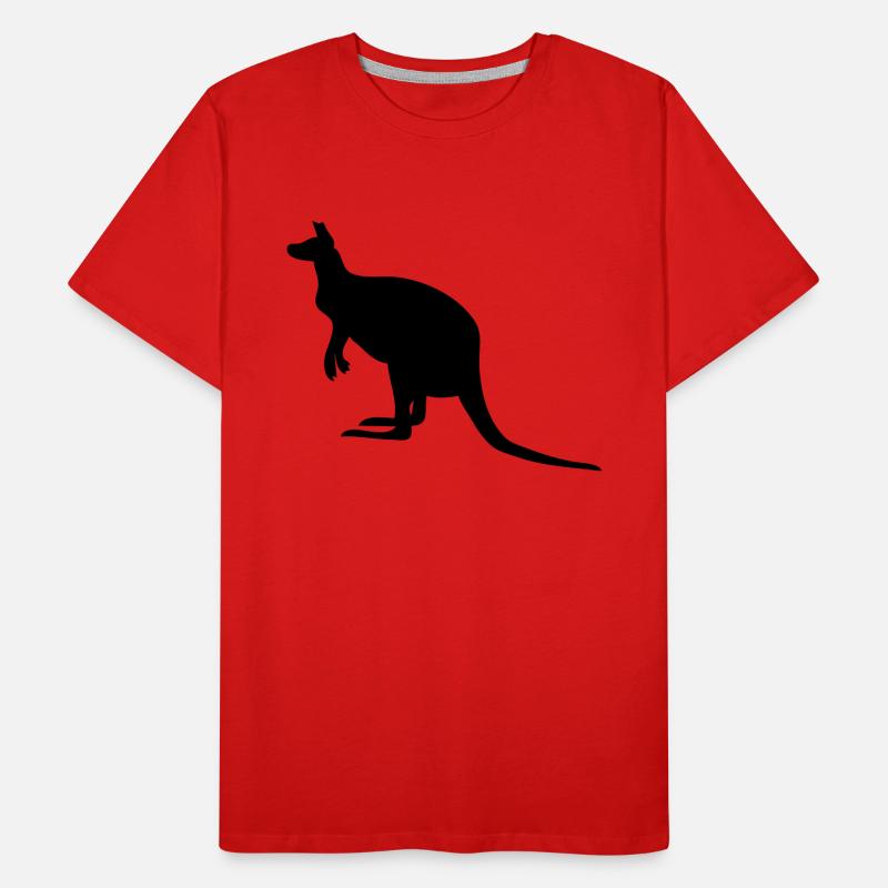 Känguru Männer Premium Bio T-Shirt