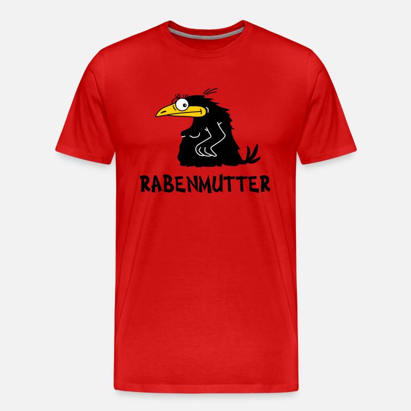 Rabenmutter - T-shirt bio Premium Homme - rouge