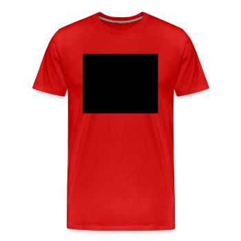 rechteck - Männer Premium Bio T-Shirt - Rot - Vorne - Damien (186cm)