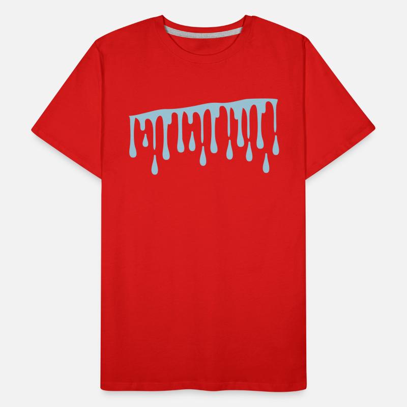 water drops pattern cc1 Men's Premium Organic T-Shirt