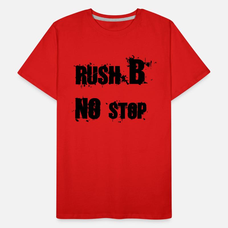 RUSH B NO STOP Männer Premium Bio T-Shirt