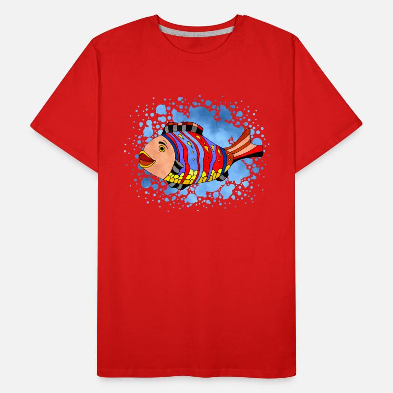 Fisch Männer Premium Bio T-Shirt