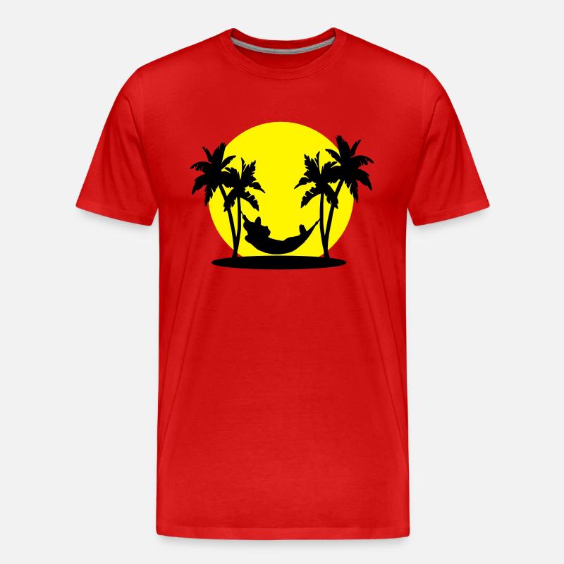mexican siesta - Männer Premium Bio T-Shirt - Rot