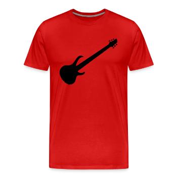 Ibanez BTB six string - Ibanez E-Bass - Männer Premium Bio T-Shirt - Rot - Vorne - Damien (186cm)