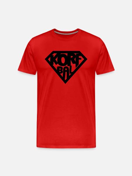 korfball - Men's Premium Organic T-Shirt - red