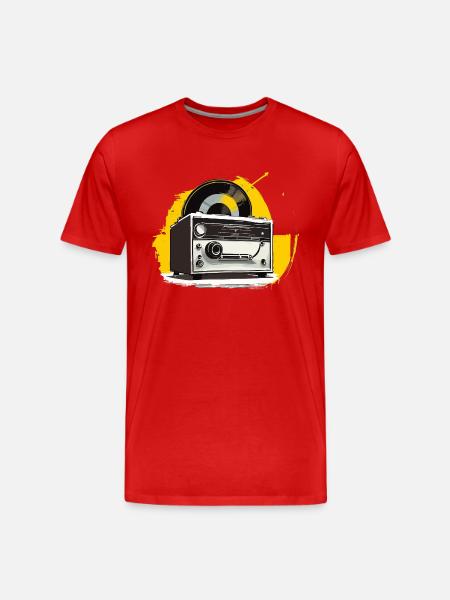 Play what you want - Men's Premium Organic T-Shirt - red