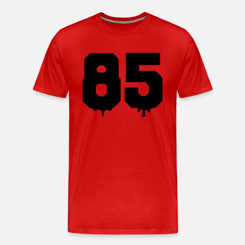 85 - Männer Premium Bio T-Shirt - Rot