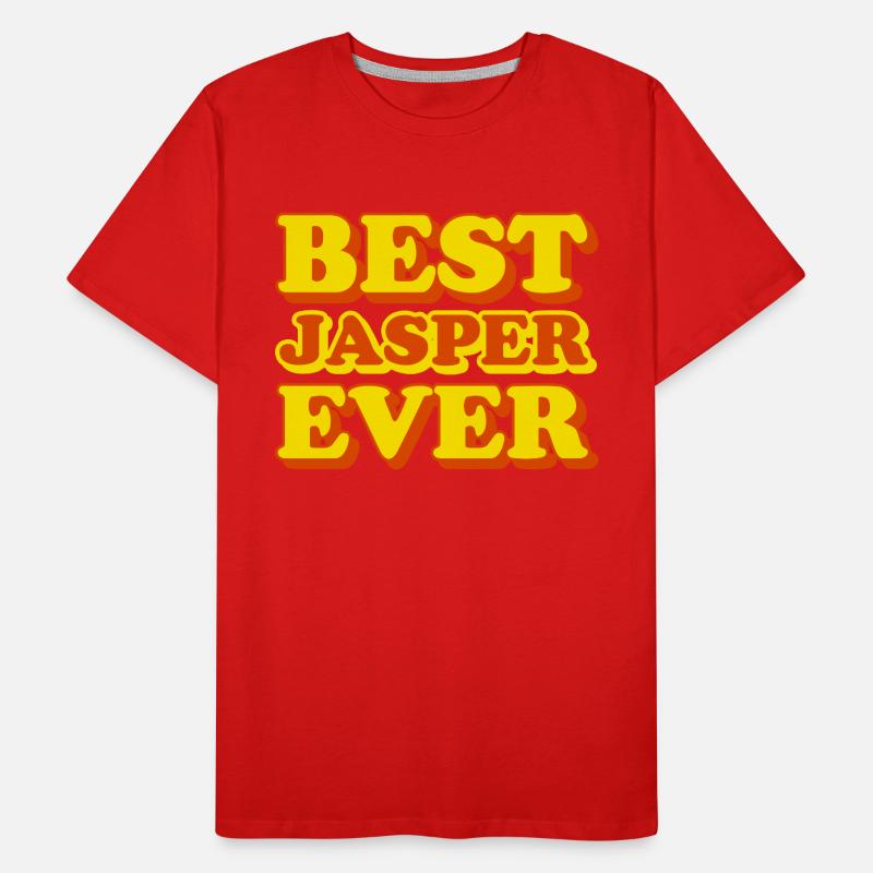 Jasper First Name, Funny Gift Men's Premium Organic T-Shirt