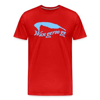 Wangerooge Tattoo - T-shirt bio Premium Homme - rouge - Devant - Damien (186cm)