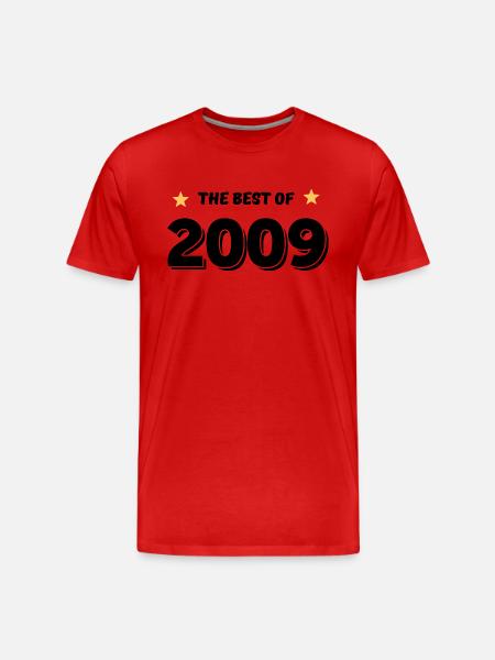 Best of 2009 - Men's Premium Organic T-Shirt - red