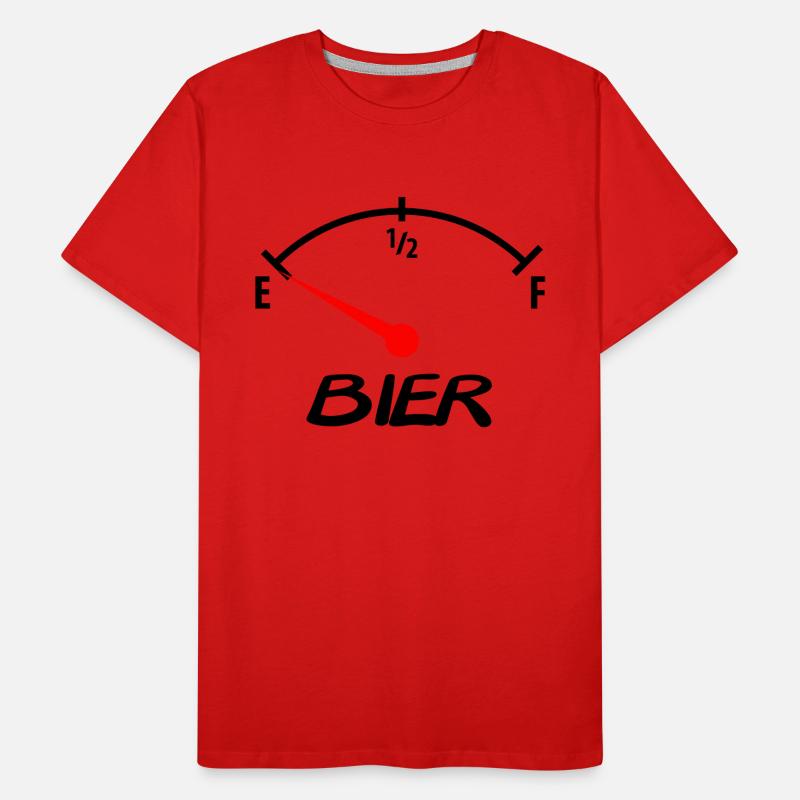 bier Männer Premium Bio T-Shirt