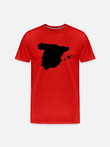 spain - Männer Premium Bio T-Shirt - Rot