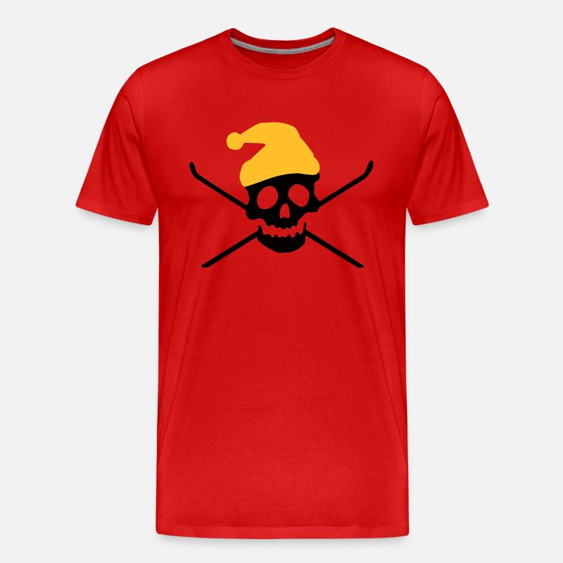 Ski - T-shirt bio Premium Homme - rouge