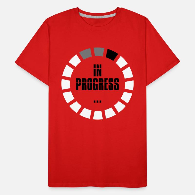 en cours de chargement signe le chargement du cercle de l'anneau devient un T-shirt bio Premium Homme