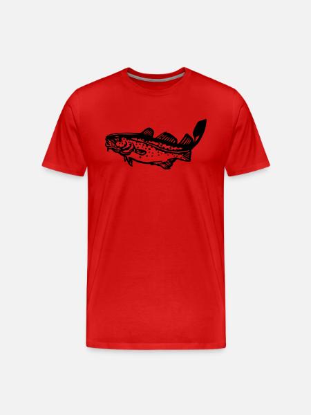 dorsch - Männer Premium Bio T-Shirt - Rot