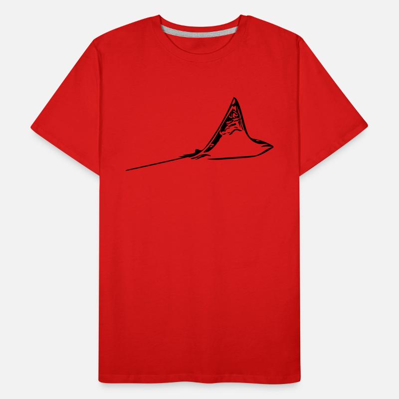Elegant eagle ray in flight Men's Premium Organic T-Shirt