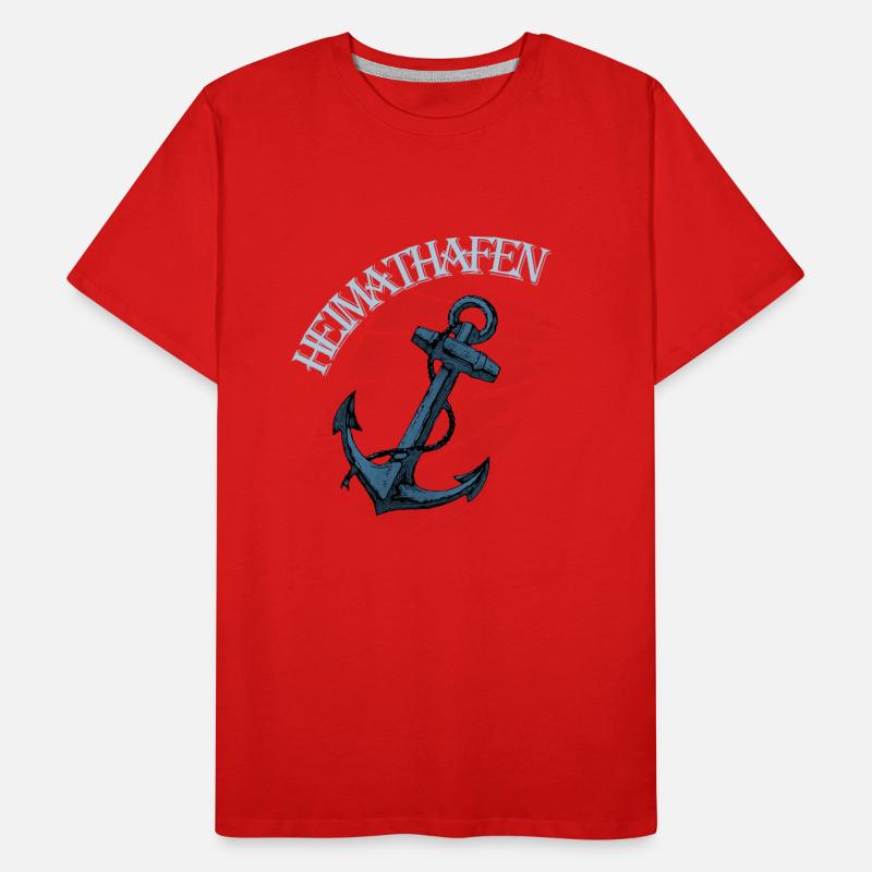 HEIMATHAFEN Männer Premium Bio T-Shirt