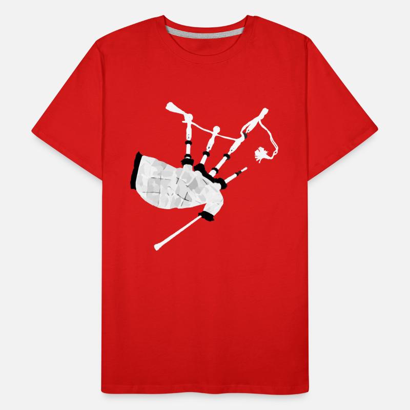 Cornemuses Cornemuses | instrument à vent traditionnel T-shirt bio Premium Homme